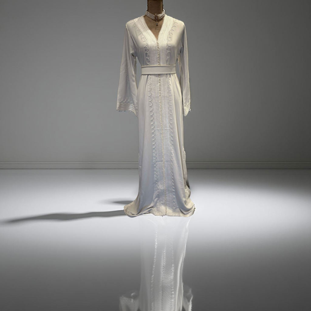 Caftan Élégance Blanche