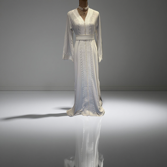 Caftan Élégance Blanche