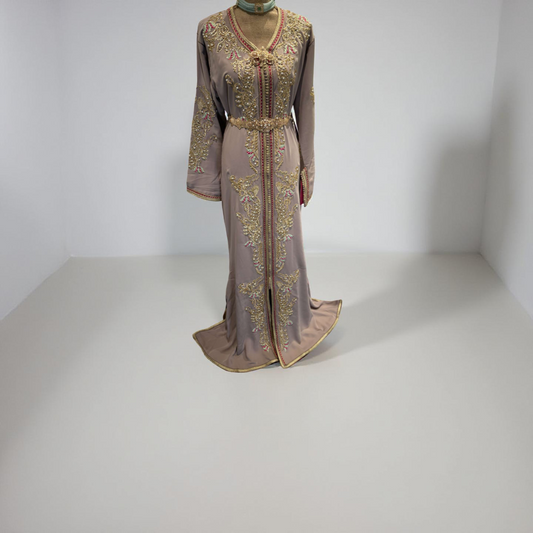 Caftan sirène « Royal Nude »